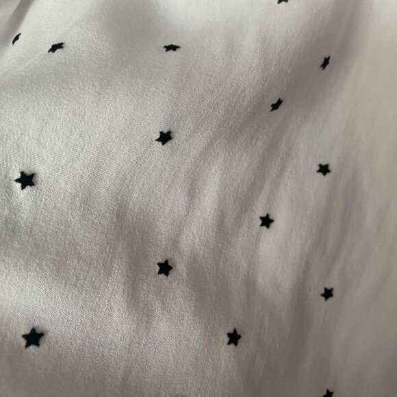 RAILS White Rocsi Mini Stars Button Down Shirt Sz M - Picture 5 of 8